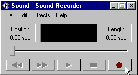 recording sounds